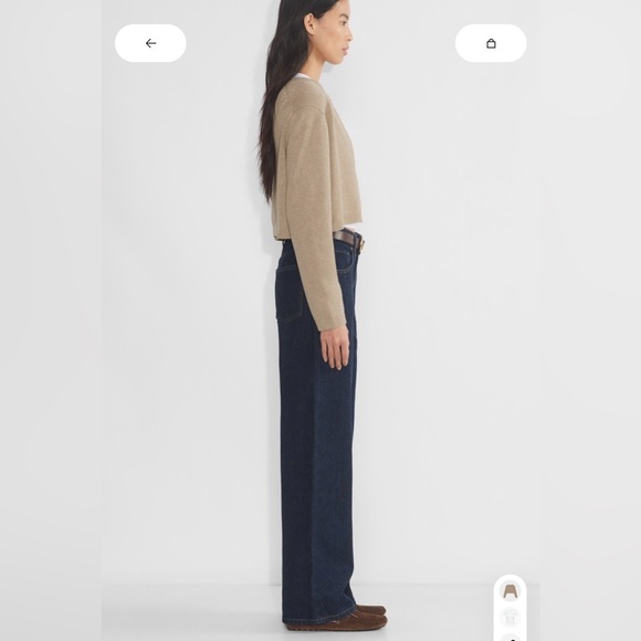 Aritzia Sicily Cardigan | Size: XS | Color: Oatmeal - Picture 2 of 5